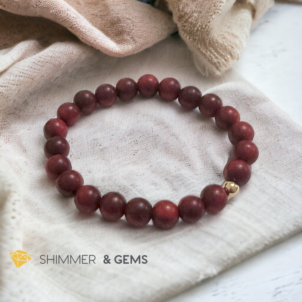 Raja Kayu (Dragon’s Blood) 8mm Bracelet (Malaysia)