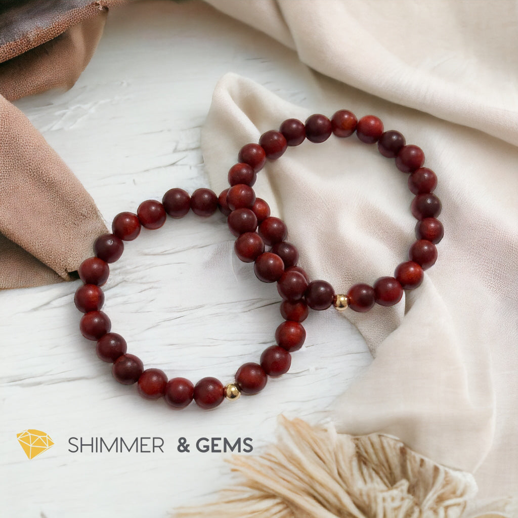 Raja Kayu (Dragon’s Blood) 8mm Bracelet (Malaysia)