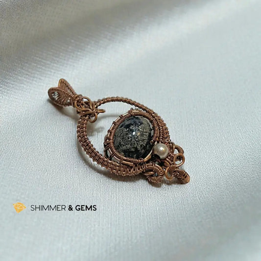 Silver Pyrite Pendant P1 Charms & Pendants