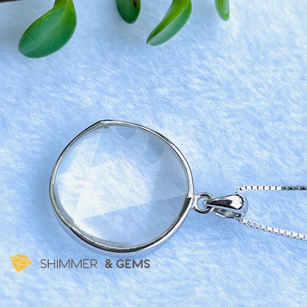 Star Of David Clear Quartz Pendants 925 Silver (Master Crystal) Charms &