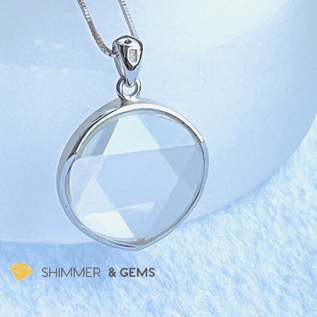 Star Of David Clear Quartz Pendants 925 Silver (Master Crystal) Charms &