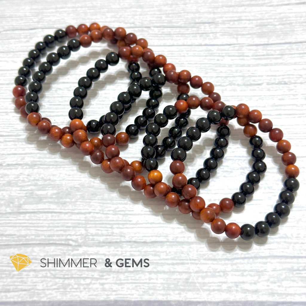 Ultimate Protection Bracelet (Raja Kayu & Black Tourmaline)6mm