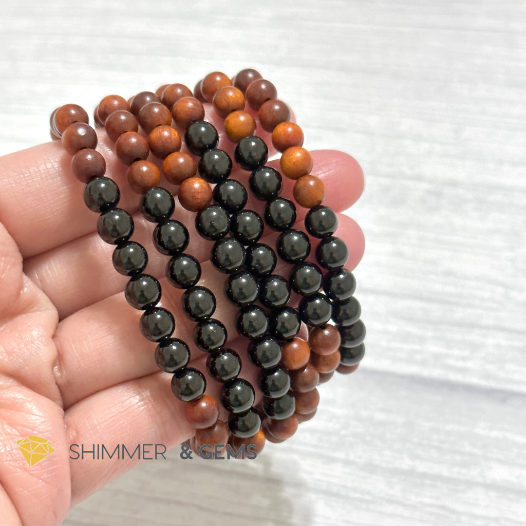 Ultimate Protection Bracelet (Raja Kayu & Black Tourmaline)6mm