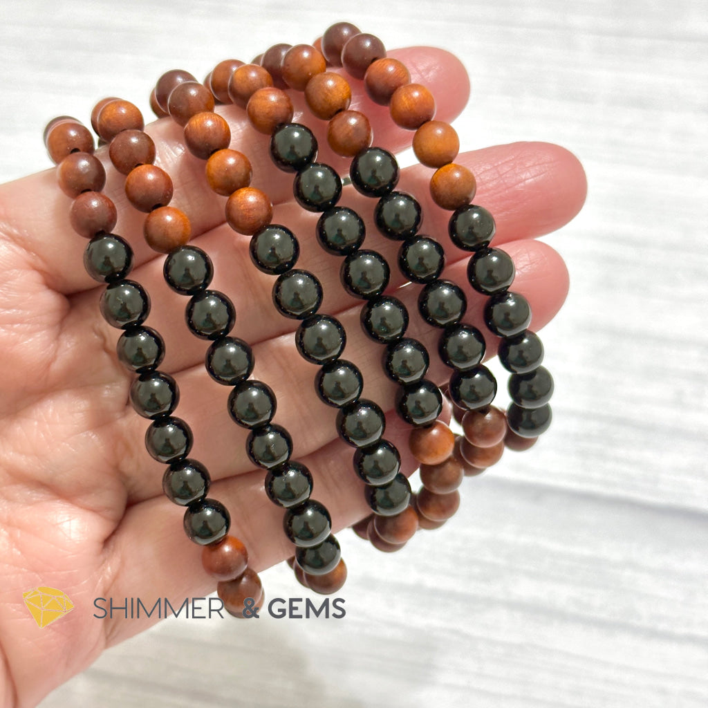Ultimate Protection Bracelet (Raja Kayu & Black Tourmaline)6mm