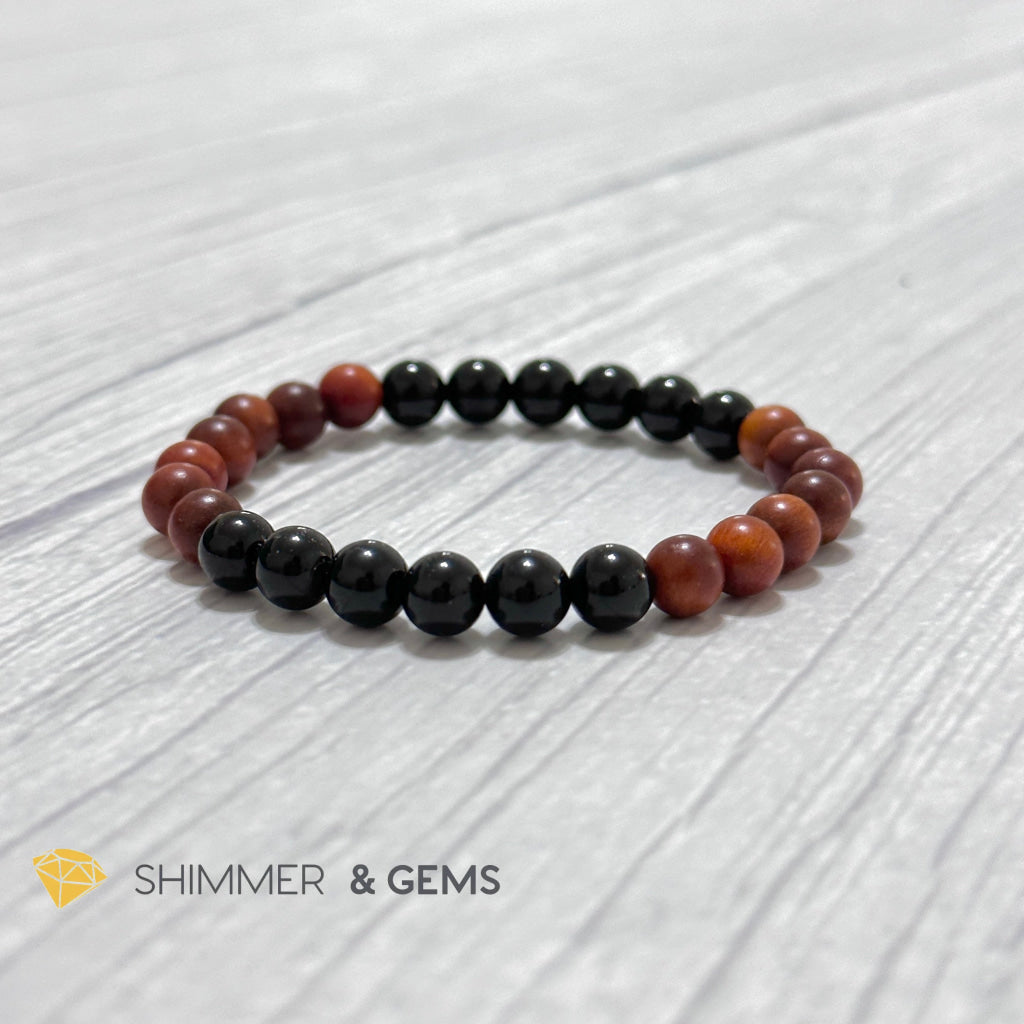Ultimate Protection Bracelet (Raja Kayu & Black Tourmaline)6mm