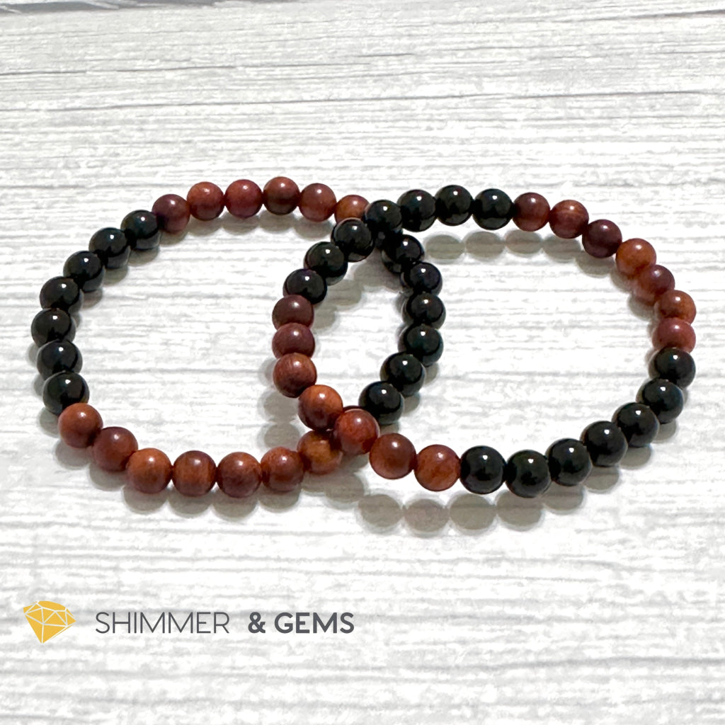 Ultimate Protection Bracelet (Raja Kayu & Black Tourmaline)6mm