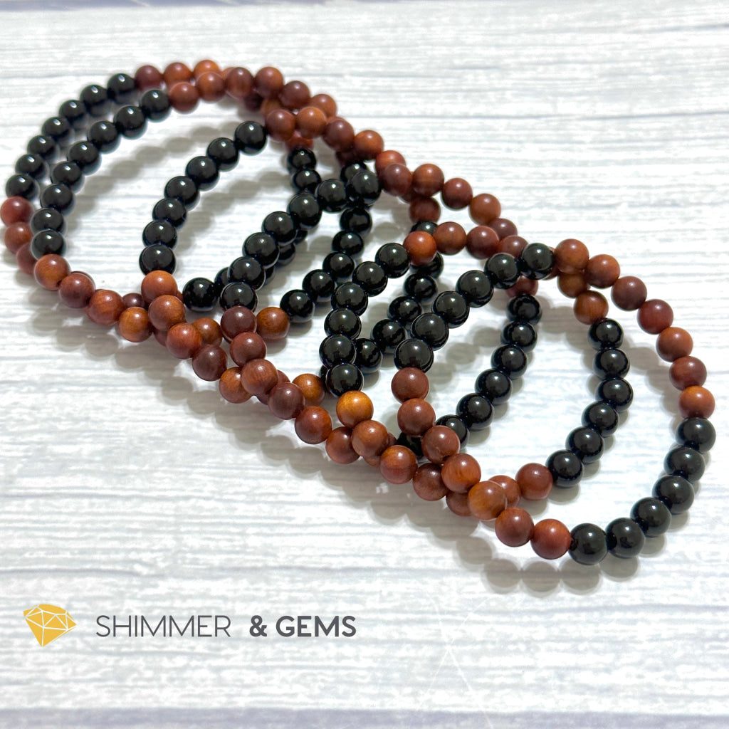 Ultimate Protection Bracelet (Raja Kayu & Black Tourmaline)6mm
