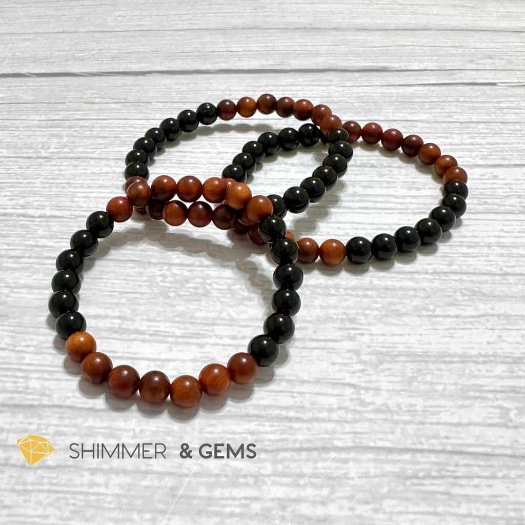 Ultimate Protection Bracelet (Raja Kayu & Black Tourmaline)6mm