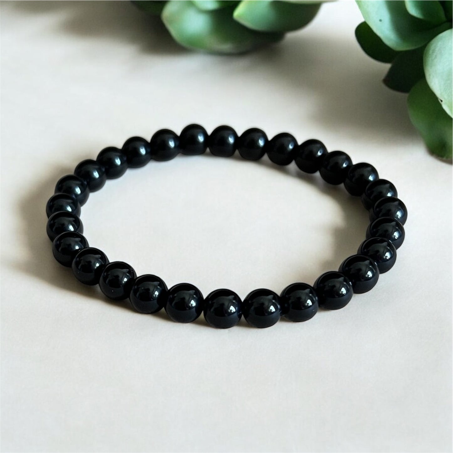 Black Obsidian 6mm Bracelet