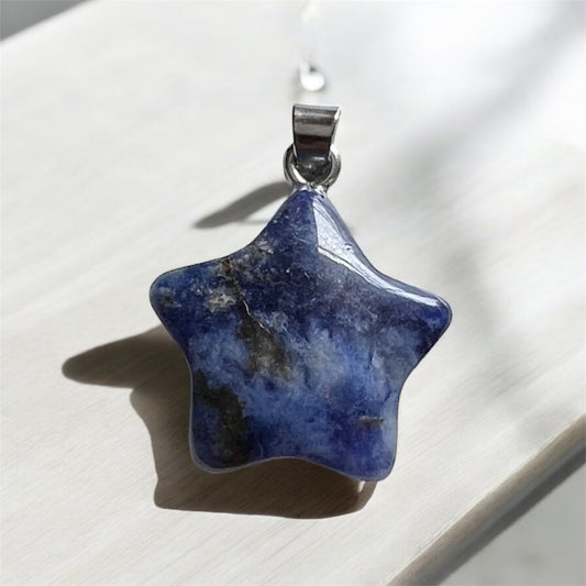 Blue Sodalite Star Pendant