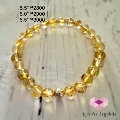 Golden Topaz 6mm Bracelet