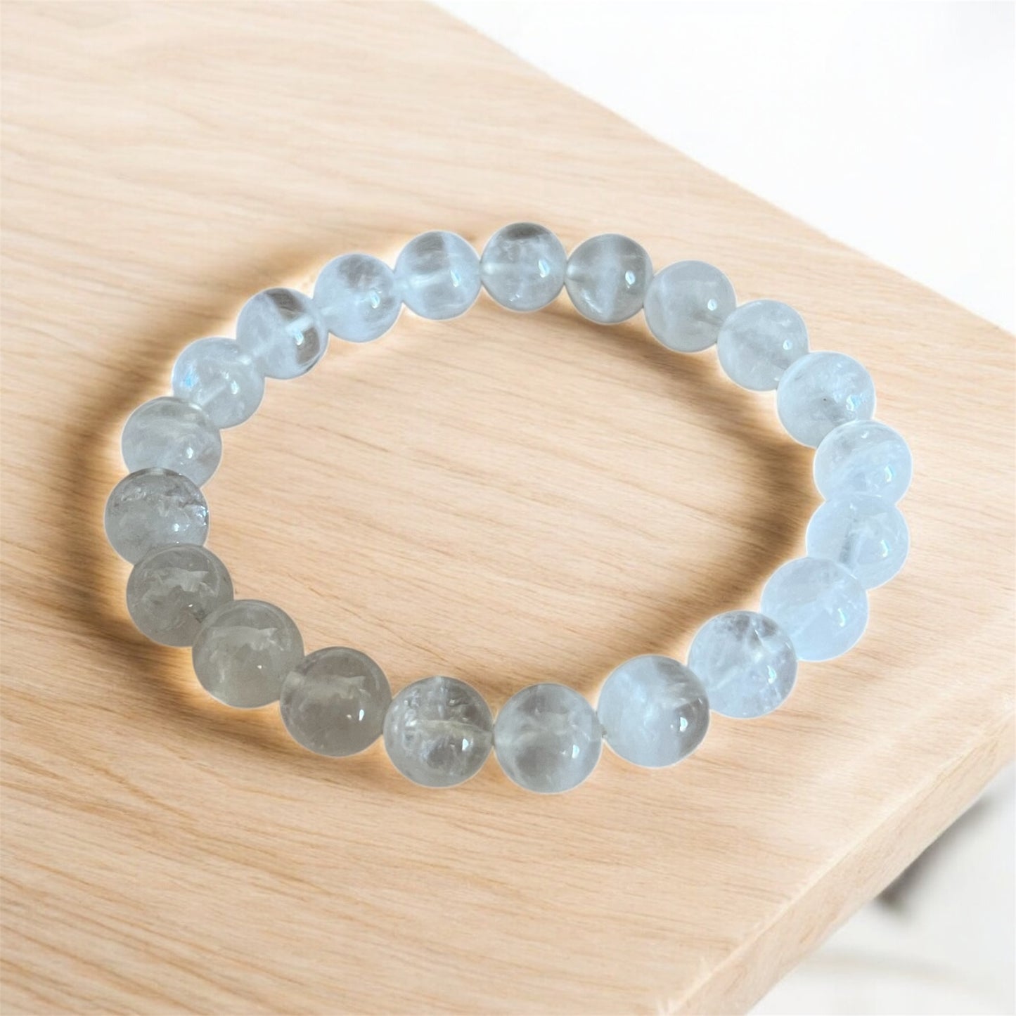 White Phantom 8mm Bracelet