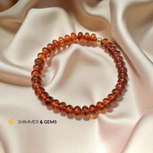 Amber Rondelle Bracelet 5.5” Bracelets