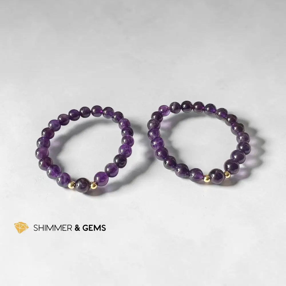 Amethyst 8mm Bracelet