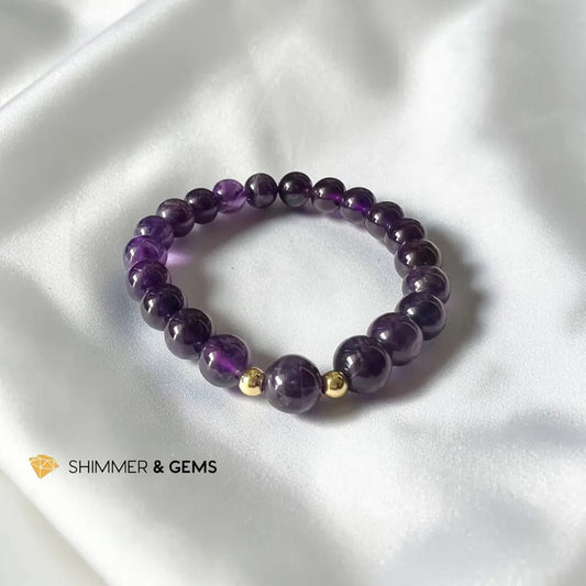 Amethyst 8mm Bracelet