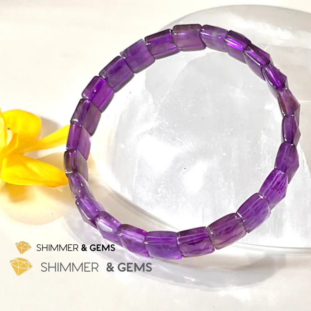 Amethyst Bangle (Aaa Grade)