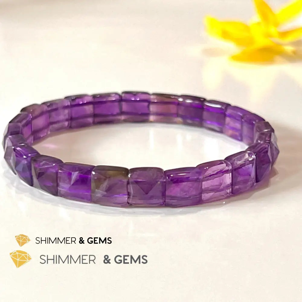 Amethyst Bangle (Aaa Grade) 6-6.5