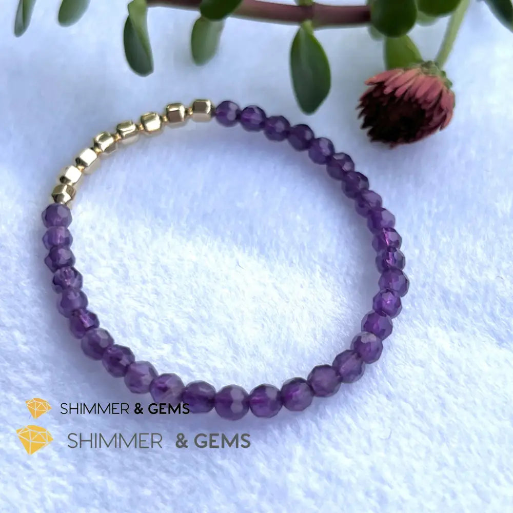 Amethyst Fortune 8 Bracelet (Peace) Bracelets