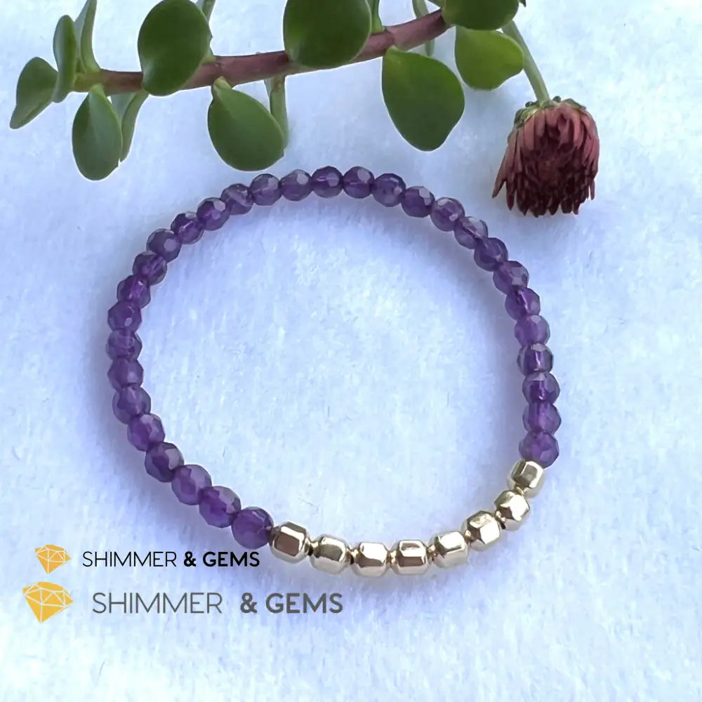 Amethyst Fortune 8 Bracelet (Peace) Bracelets