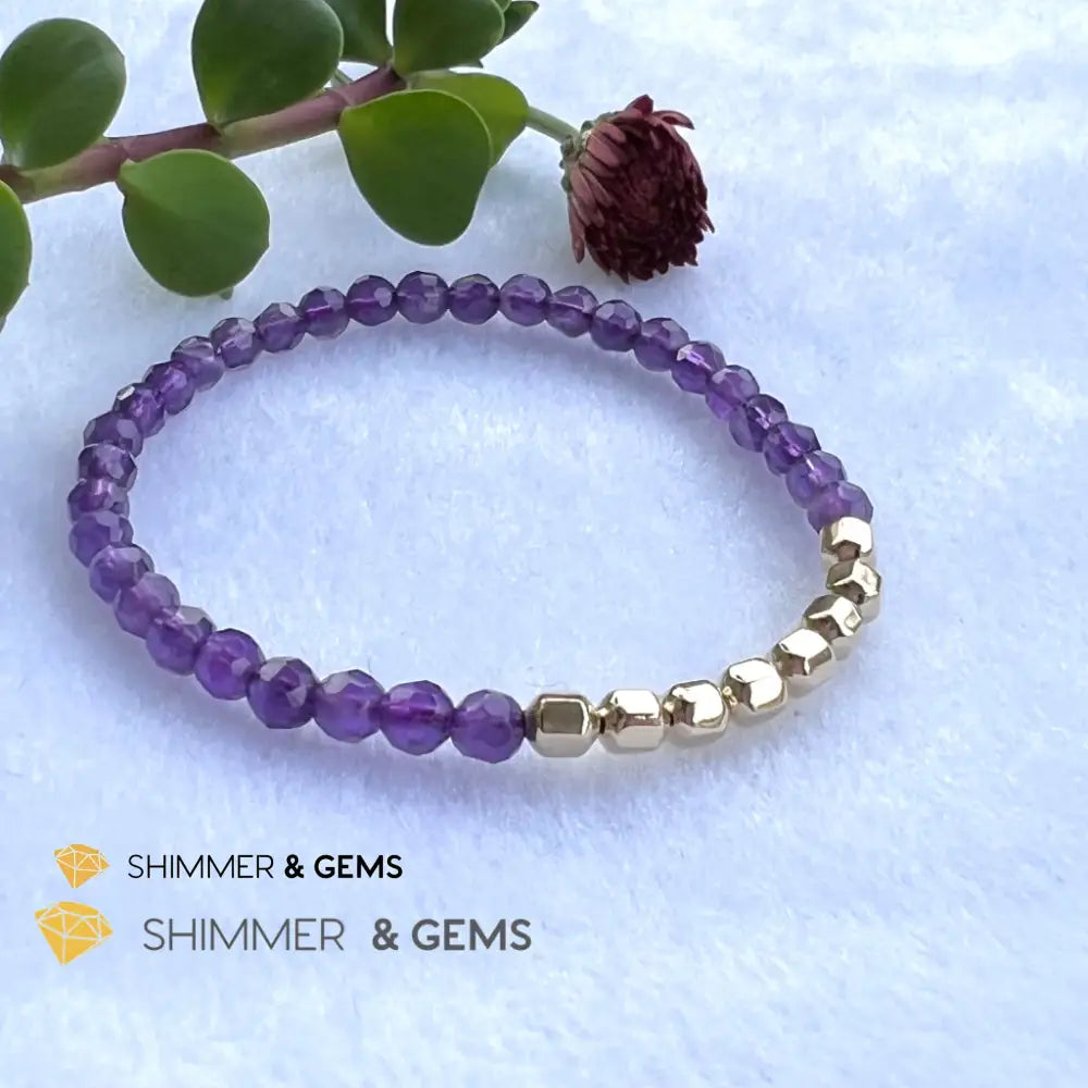 Amethyst Fortune 8 Bracelet (Peace) Bracelets