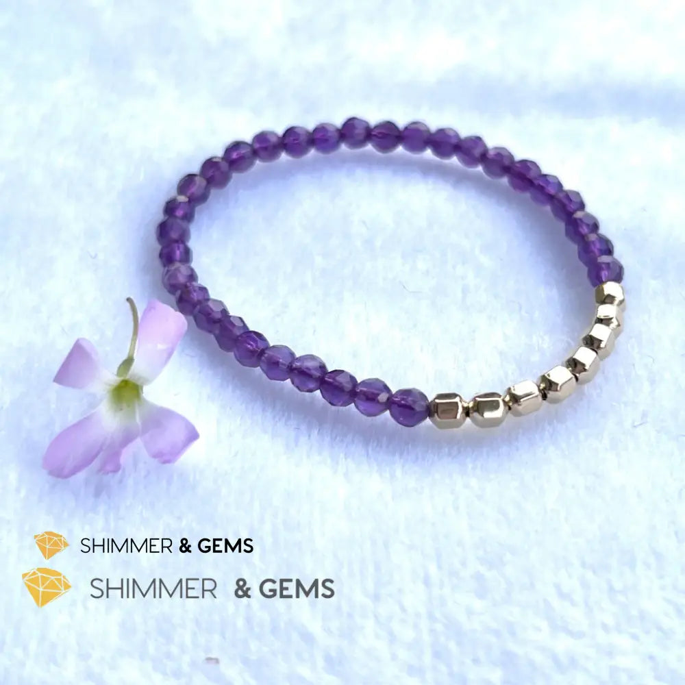 Amethyst Fortune 8 Bracelet (Peace) Bracelets