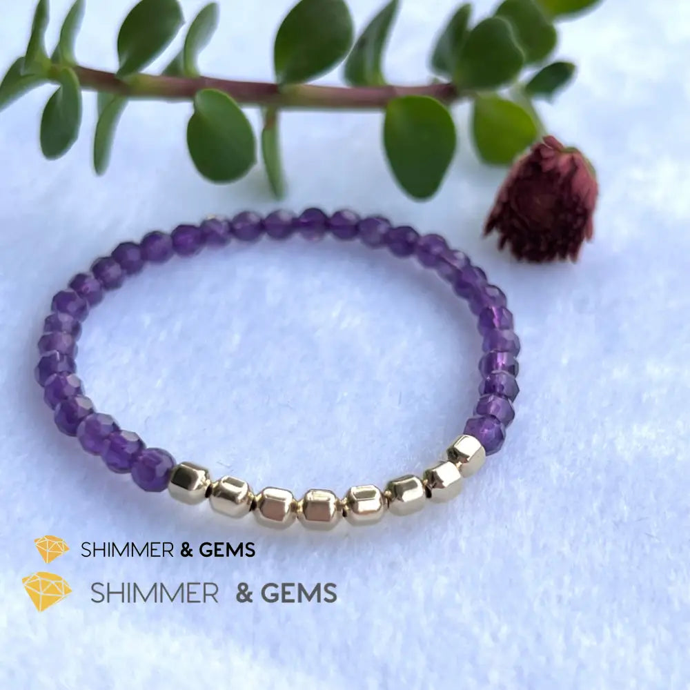 Amethyst Fortune 8 Bracelet (Peace) Bracelets