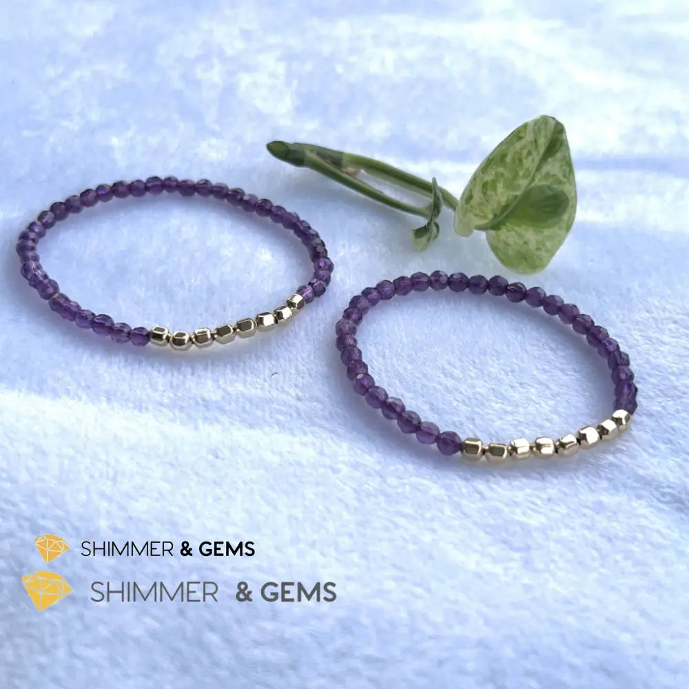 Amethyst Fortune 8 Bracelet (Peace) Bracelets