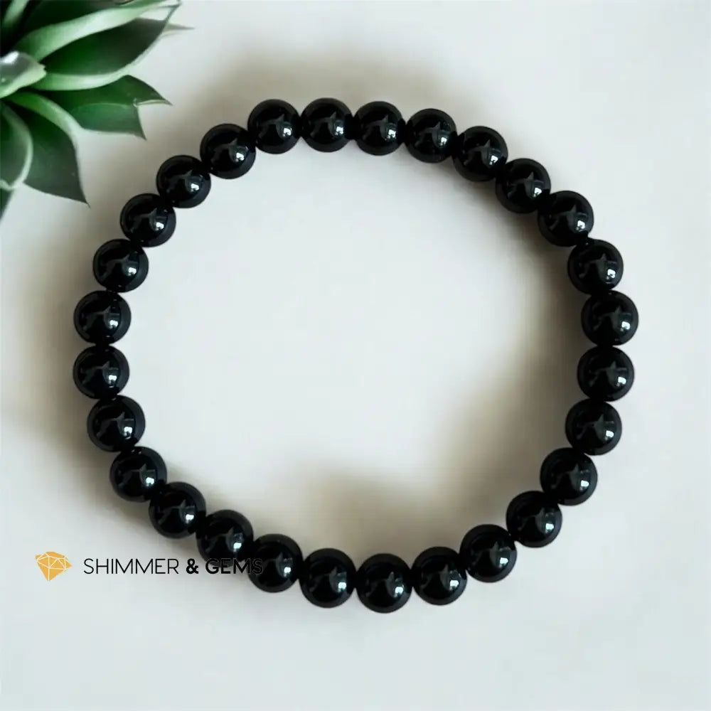 Black Obsidian 8mm Bracelet 6” Bracelets