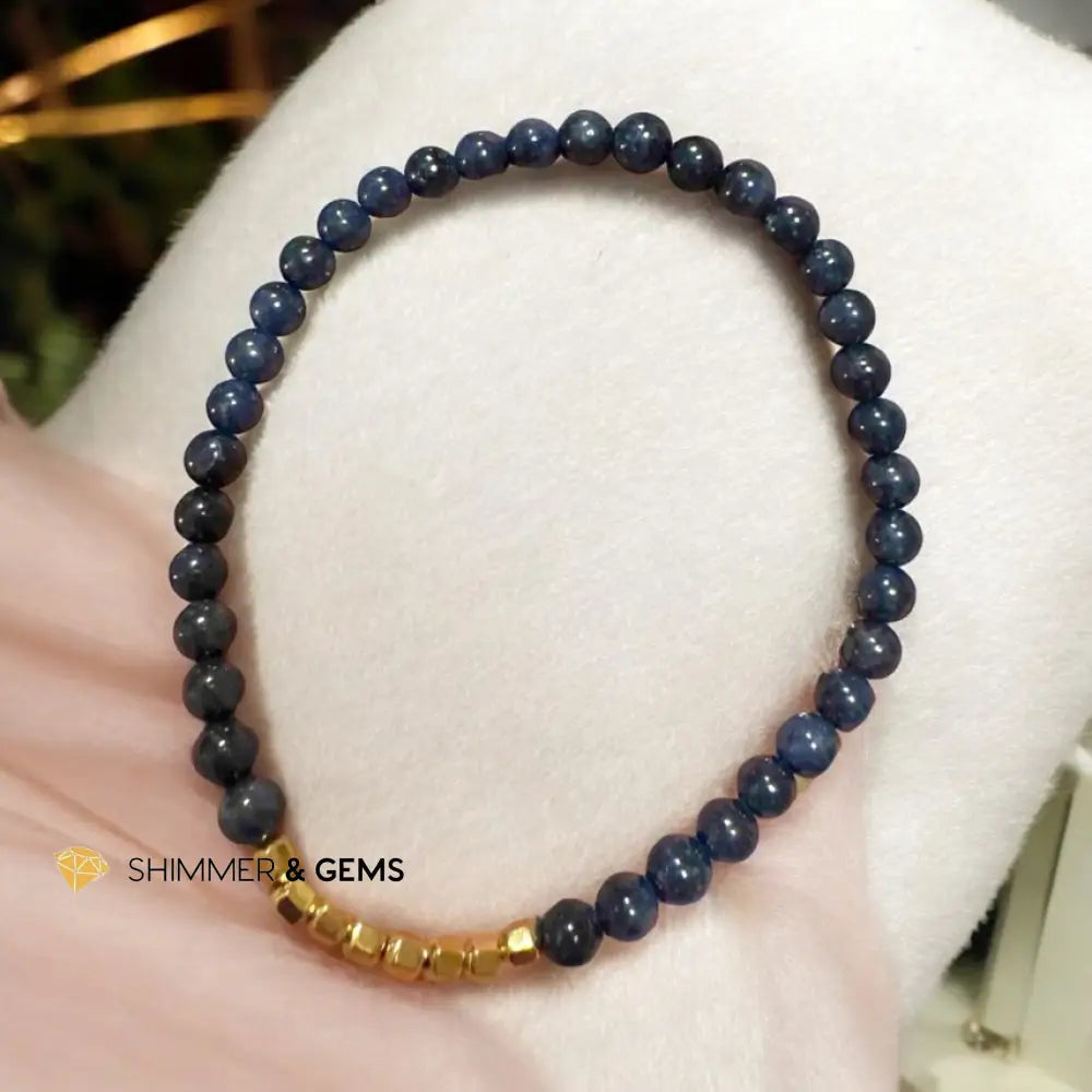Blue Sapphire 5mm Fortune 8 Bracelet (AAAA Grade) 6.0” Bracelets