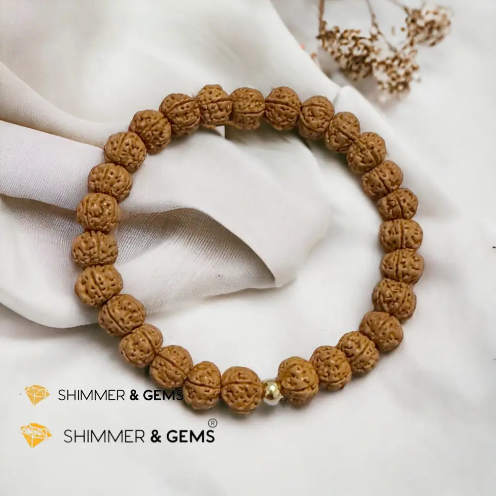 Bodhi Seeds Rudrashka Bracelet 8mm