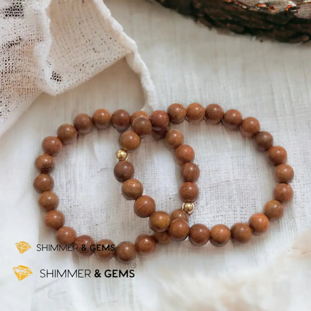 Burmese Rosewood 8mm Bracelet (Myanmar) Bracelets