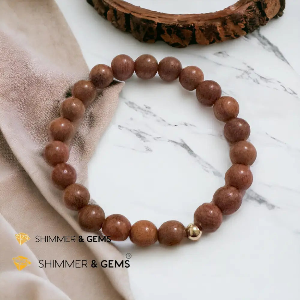 Burmese Rosewood 8mm Bracelet (Myanmar) Bracelets