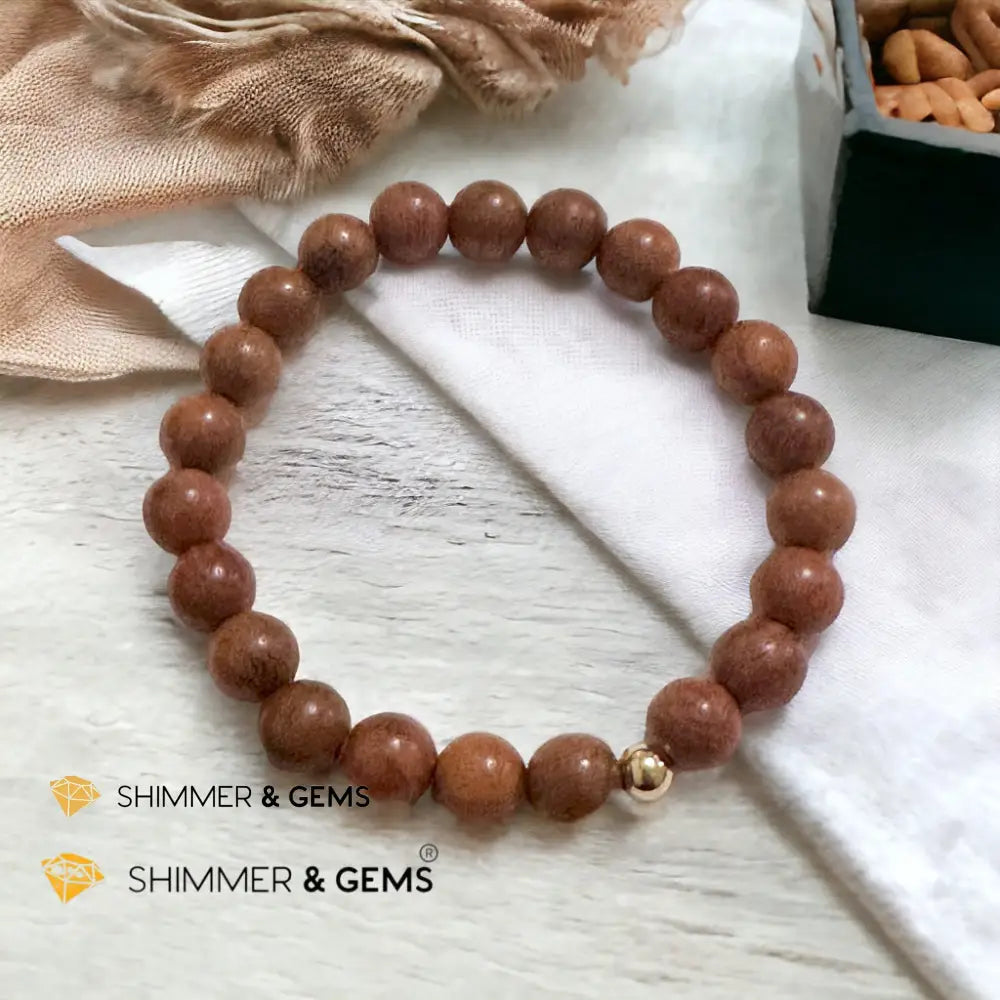 Burmese Rosewood 8mm Bracelet (Myanmar) Bracelets