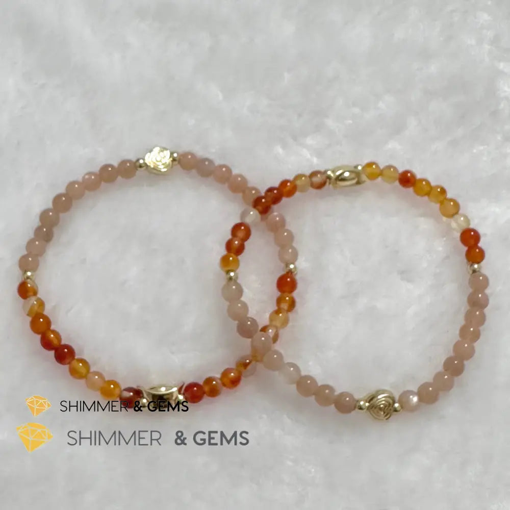 Dog Animal Zodiac 2024 Goodluck Bracelet (Sunstone & Carnelian) Feng Shui Feng shui