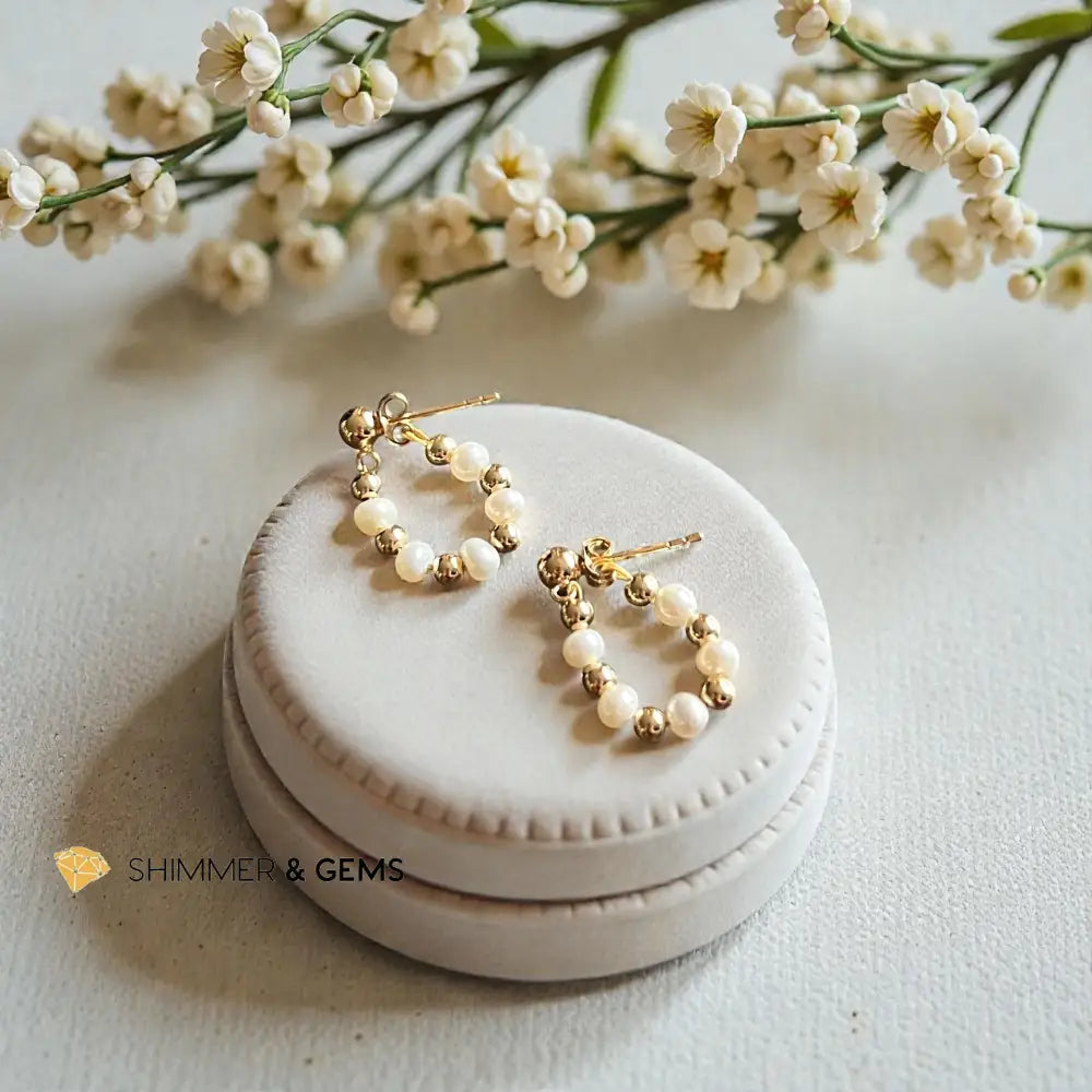 Fresh Water Pearl Earrings 4mm Earrings