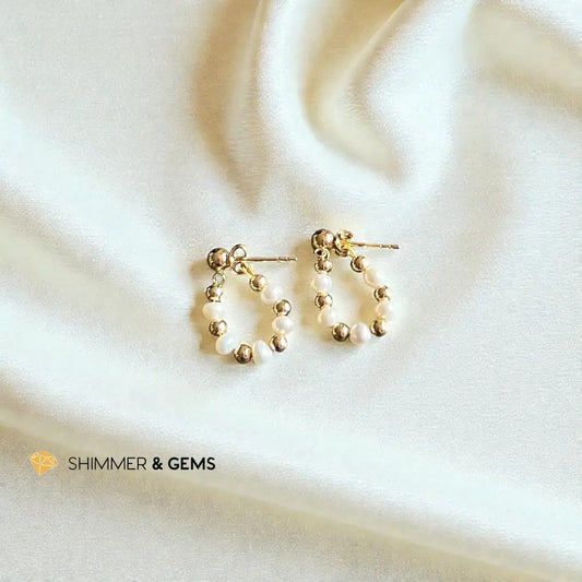 Fresh Water Pearl Earrings 4mm Earrings