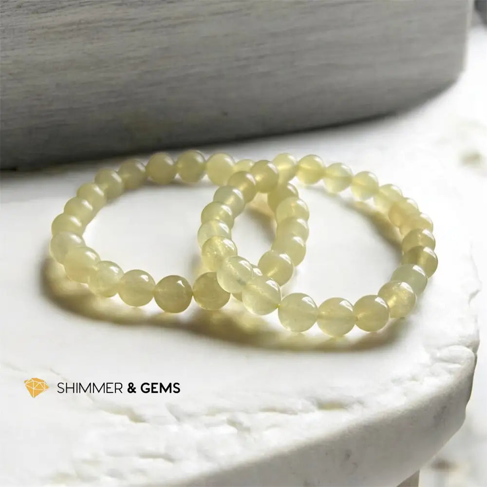 Golden Beryl Heliodor 8mm Bracelet Bracelets