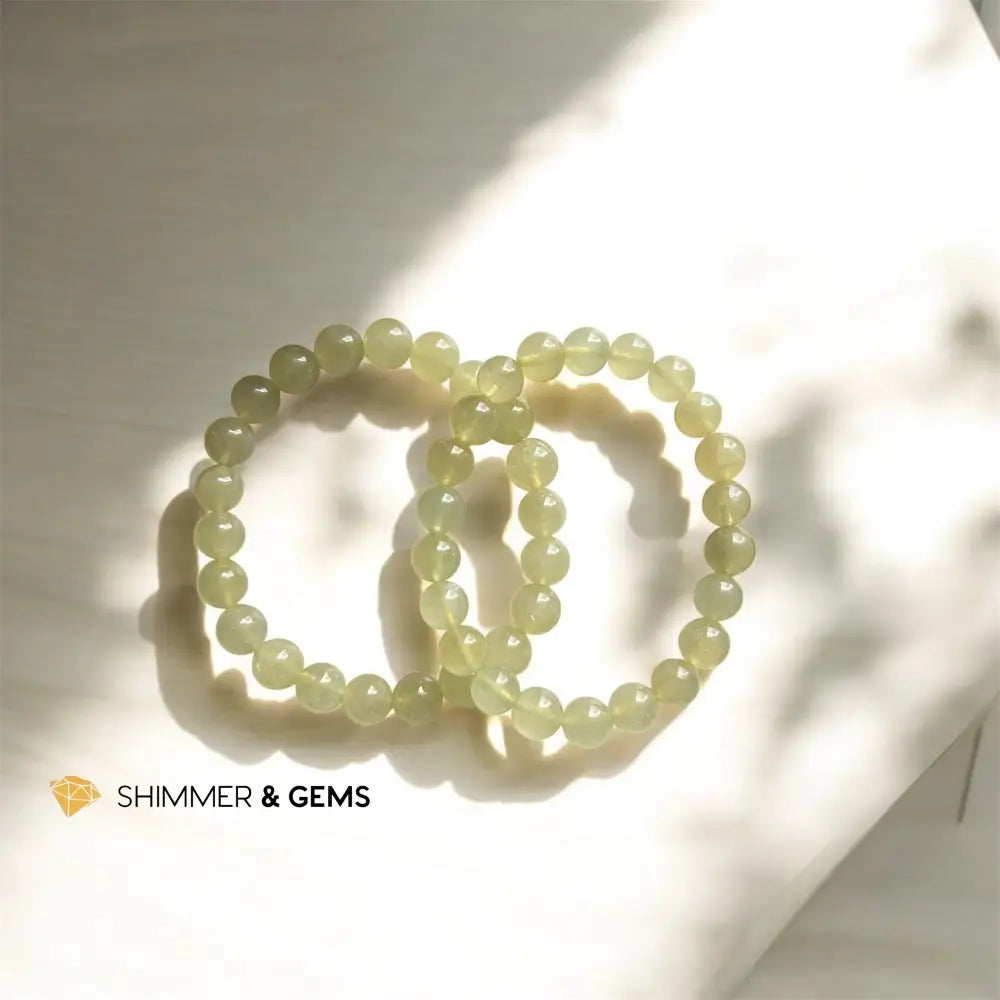 Golden Beryl Heliodor 8mm Bracelet Bracelets