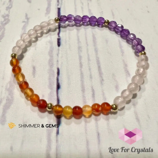 Happy Vibes 4mm Bracelet 6.0” Bracelets