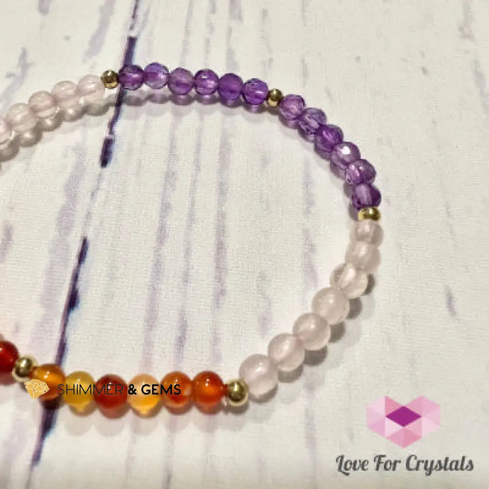 Happy Vibes 4mm Bracelet Bracelets