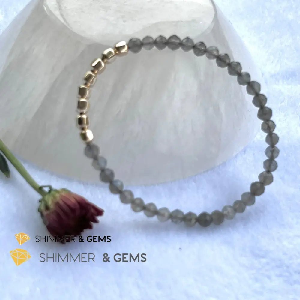 Labradorite Fortune 8 Bracelet (Aura Cleanse) Bracelets