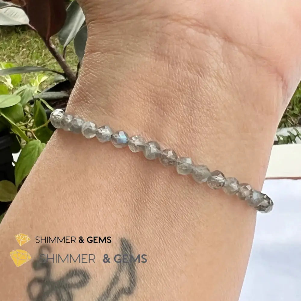 Labradorite Fortune 8 Bracelet (Aura Cleanse) Bracelets