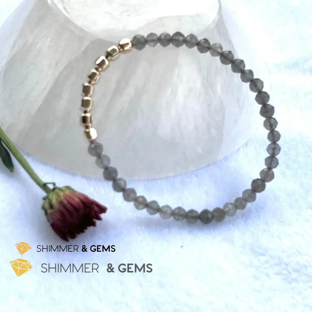 Labradorite Fortune 8 Bracelet (Aura Cleanse) Bracelets