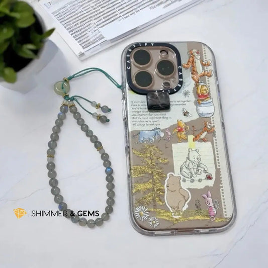 Labradorite Phone Strap 6mm phone strap 6mm Strap