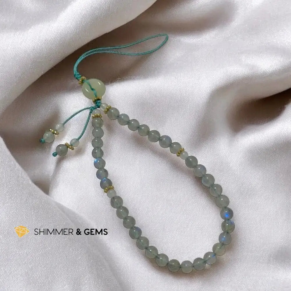 Labradorite Phone Strap 6mm phone strap 6mm Strap