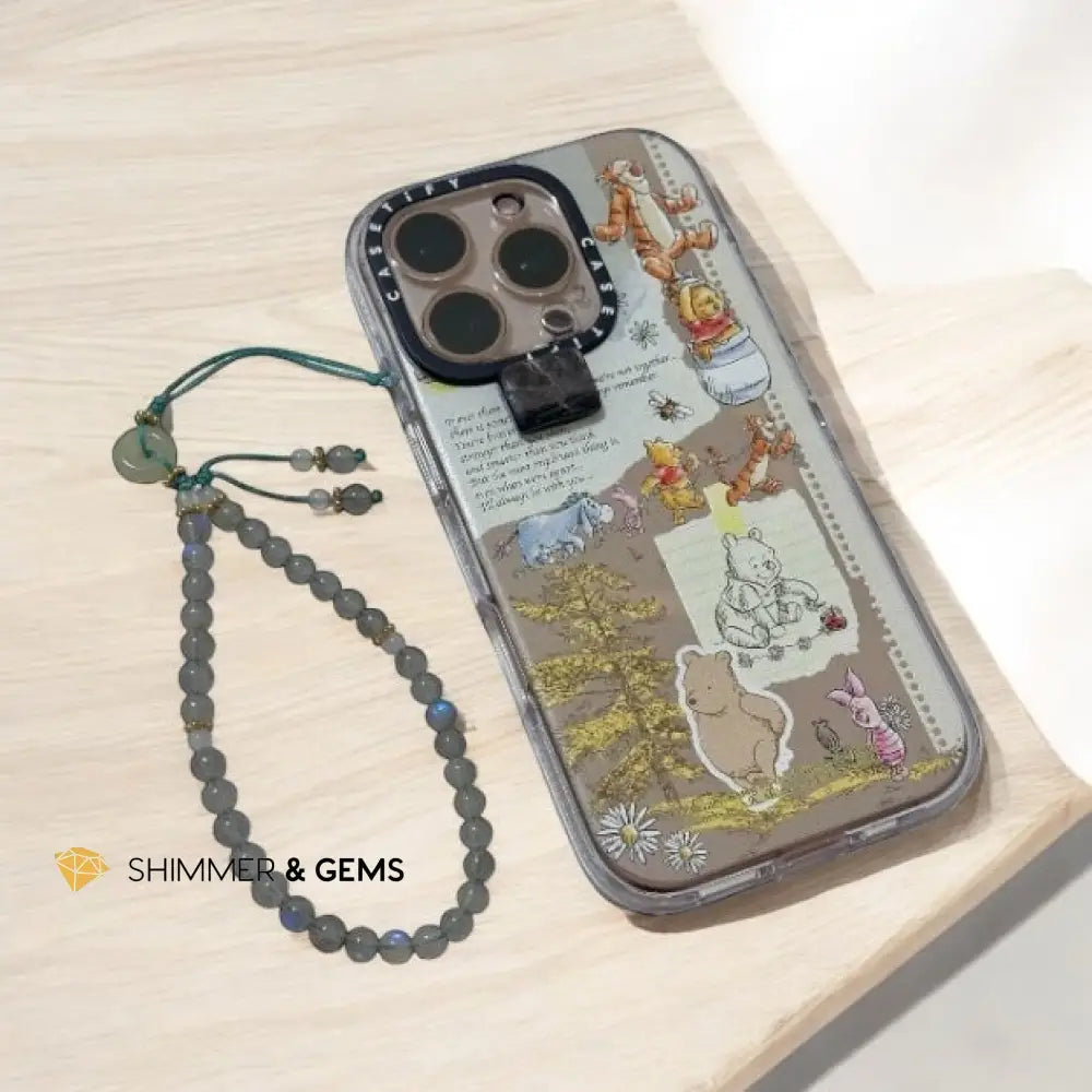 Labradorite Phone Strap 6mm phone strap 6mm Strap