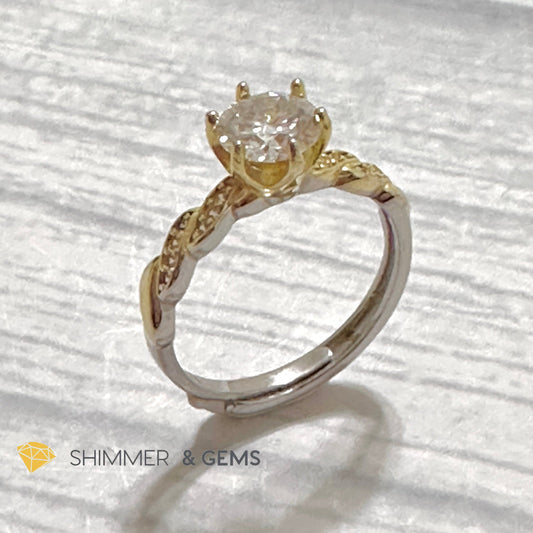 Moissanite Diamond 925 Silver Ring