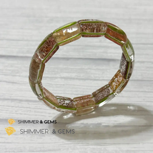 Multi-coloured Phantom Crystal Bangle