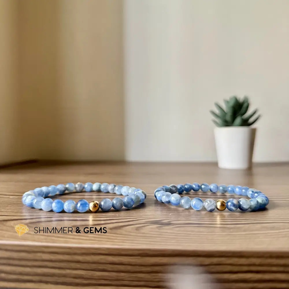 Premium Natural Blue Kyanite 6mm