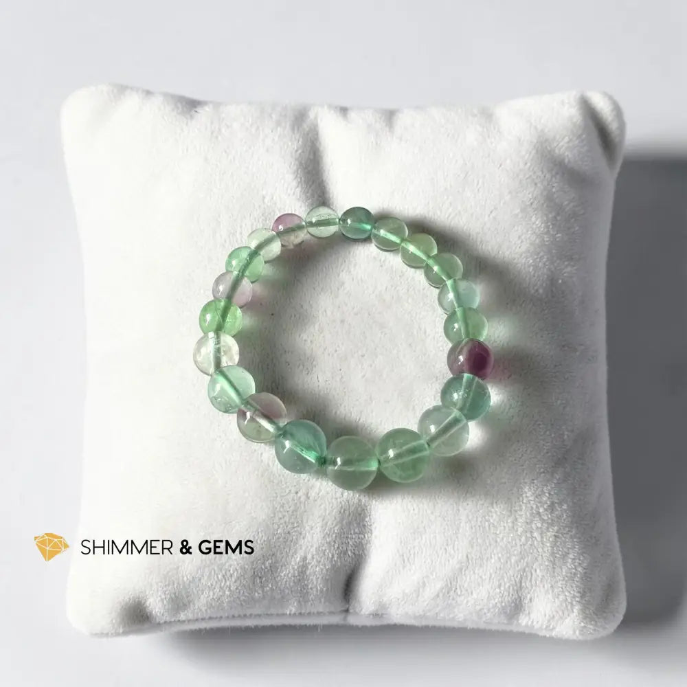 Rainbow Fluorite 8mm Bracelet
